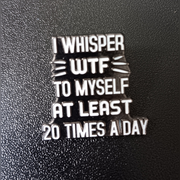 WTF Brooch (NEW) - Picture 3 of 3